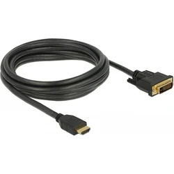 Καλώδιο HDMI Delock > DVI 24+1 bidirectional 3.00m Black