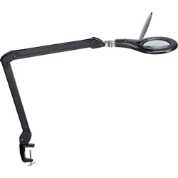 Λάμπα Μεγεθυντικός Maul LED magnifying lamp Makro with clamp Black