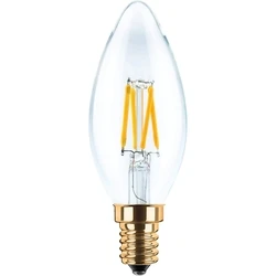 Λάμπα LED Segula Candle clear E14 3W 260Lm 2200K dimmable