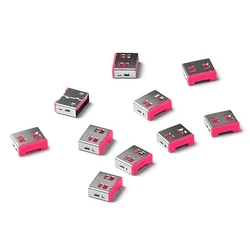 Κλειδαριά Θυρών Smartkeeper Basic "USB-A Port" Blocker pink 10 pcs.