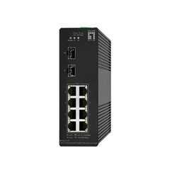 Network Switch LevelOne 10x GE IGS-2110P 2xSFP, 8x PoE Outputs