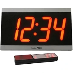 Ρολόι Geemarc BD4000 digital with alarm, thermometer, remote control.