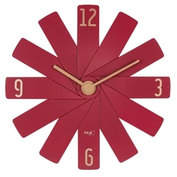 Ρολόι Τοίχου TFA Clock in the box red