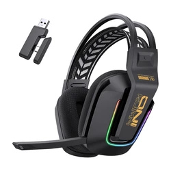 Onikuma GT828 Ασύρματο Over Ear Gaming Headset με Bluetooth και RGB