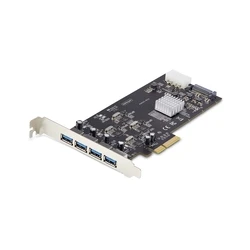 Κάρτα Δικτύου PCIe StarTech 4-Port USB-A USB 3.2 5Gbps, 4x USB Controllers 
