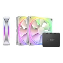 Case Fan 12cm Nzxt 120mm F-Series RGB DUO Fan Triple Λευκό (RF-D12TF-W1)