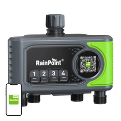 RainPoint Προγραμματιστής Ποτίσματος Βρύσης Μπαταρίας 1 Εξόδου με Wi‑Fi
