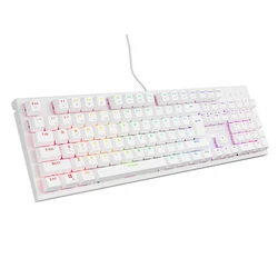 Gaming Πληκτρολόγιο Genesis Thor 303 RGB Λευκό Outemu Peach Silent