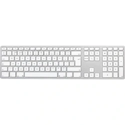 Πληκτρολόγιο Ενσύρματο Matias Mac USB-C Silver