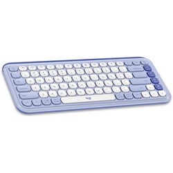 Πληκτρολόγιο Aσύρματο Logitech POP ICON Keys Μωβ