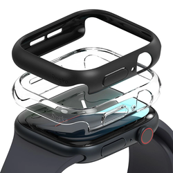 Ringke Slim Apple Watch 10 / 11 46mm Clear & Matte Black [2 PACK]