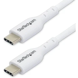 Καλώδιο USB-C StarTech 3.3ft (1m) & Sync, 60W (3A) PD, USB 2.0 - White