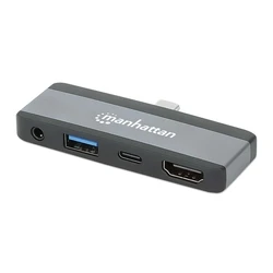 Docking Station Manhattan USB-C PD to HDMI 4-in-1 Mobile