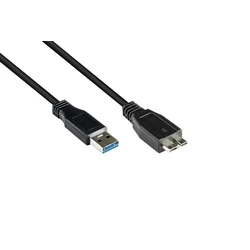 Καλώδιο USB Goodconnections USB3.0 A-Micro B Black 0,5m