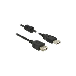 Καλώδιο USB Delock USB Verl. A -> A M/F 3.00m Black