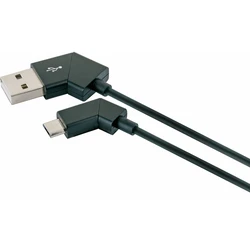Καλώδιο USB Schwaiger 2.0 M. A->2.0 Micro B 1,20m Black