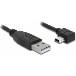 Καλώδιο USB Delock A -> Mini-B M/M 0.50m 90°