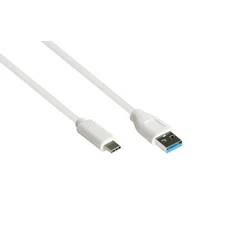 Καλώδιο USB Goodconnections USB 3.2 Gen.2 A-USB-C White 1m