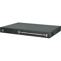 Network Switch LevelOne 26x GE XQS-3126 2x40/100GbE 19" 185W 24xPoE