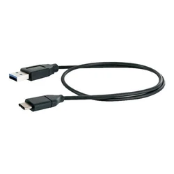 Καλώδιο USB Schwaiger 3.0 M. A->3.1 TypC 0,15m Black