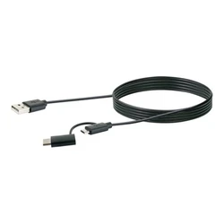 Αντάπτορας USB Schwaiger 3.1 M. C->2.0 Micro B 1,00m Black
