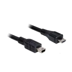 Καλώδιο USB Delock Micro-B -> Mini-B M/M 1.00m sw