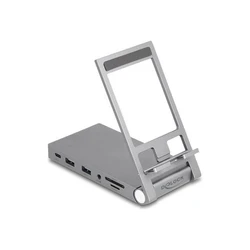 Docking Station Delock Tablet and Notebook 4K with int. Halt.