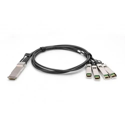 Καλώδιο Δικτύου Digitus QSFP+ to 4XSFP+ 40G DAC 5.0m Black