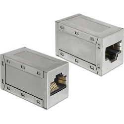 Αξεσουάρ Δικτύου Delock RJ45 Adapter RJ45 -> RJ45 F/F Cat6 shielded
