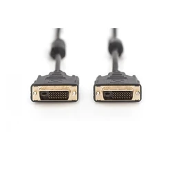 Καλώδιο DVI Digitus connection 24+1, 1m, Black FullHD