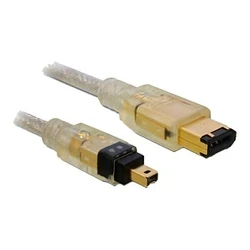 Καλώδιο FireWire Delock FW400 4Pin -> FW400 6Pin M/M 2.00m retail