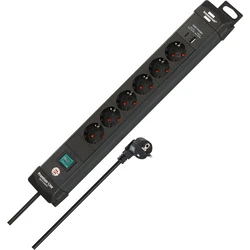 Πολύπριζο Ασφαλείας Κεφαλής Brennenstuhl Premium Line 6fach Black *DE*