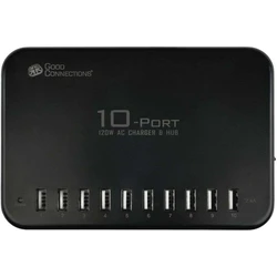 USB Hub Goodconnections USB-Desktop-Fast charging station 120W 10Port