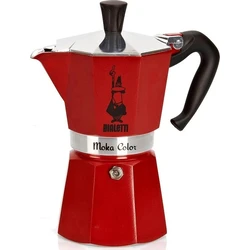 Μπρίκι Espresso Bialetti Moka Express 3TZ rossa