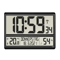 Ρολόι Τοίχου TFA 60.4520.01 Radio clock with room climate