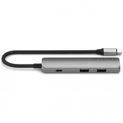 Docking Station Satechi USB-C Slim Multiport 4 σε 1 (USB-C, 4K HDMI, 2x USB-A) Γκρι