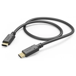 Καλώδιο USB Hama USB-C σε USB-C 1m μαύρο