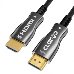 Καλώδιο HDMI 2.1 με πλέξη Claroc AOC 8K@60Hz, 4K@120Hz 5m
