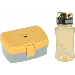 Παιδικό Σετ Φαγητού Lassig About Friends Λιοντάρι: + Tritan παγούρι 460ml