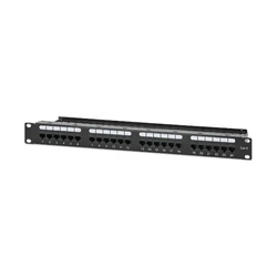 Patch Panel Intellinet 19" 1U 24 θυρών RJ45 Cat6 UTP