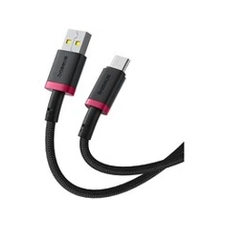 Καλώδιo USB Baseus Dura USB Type A to Type-C 60W fast charging 1m Black, Red