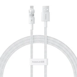 Καλώδιο Lightning Baseus Gem USB to IP 2.4A fast charging 1m White