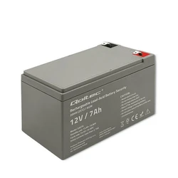 Μπαταρία UPS Qoltec 53076 AGM battery, 12V, 7Ah, max. 105A, Security