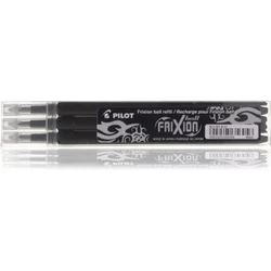 Ανταλλακτικό Μελάνι Pilot Refill Set 3x Frixion Black (BLS-FR7-B-S3)