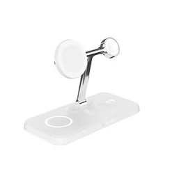 Ασύρματος Φορτιστής HYPER HJ3004WHGL Silver, White DC, USB Fast Indoor