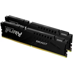 Μνήμη RAM Σταθερού DDR5 128GB Kingston Fury Beast Black [2x64GB 5600MHz CL40]