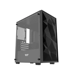 Darkflash M305 Mesh Mini Tower PC Case - Black