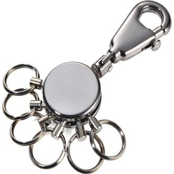 Μπρελόκ Troika keychain PATENT Black chrome