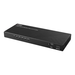 KVM Switch Lindy 4 Port HDMI 8K60 Splitter with Audio