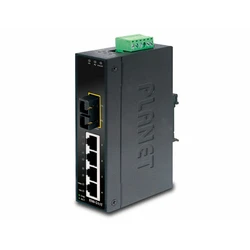 Network Switch Planet 4+1 100FX Port Multi-mode Industrial Ethernet